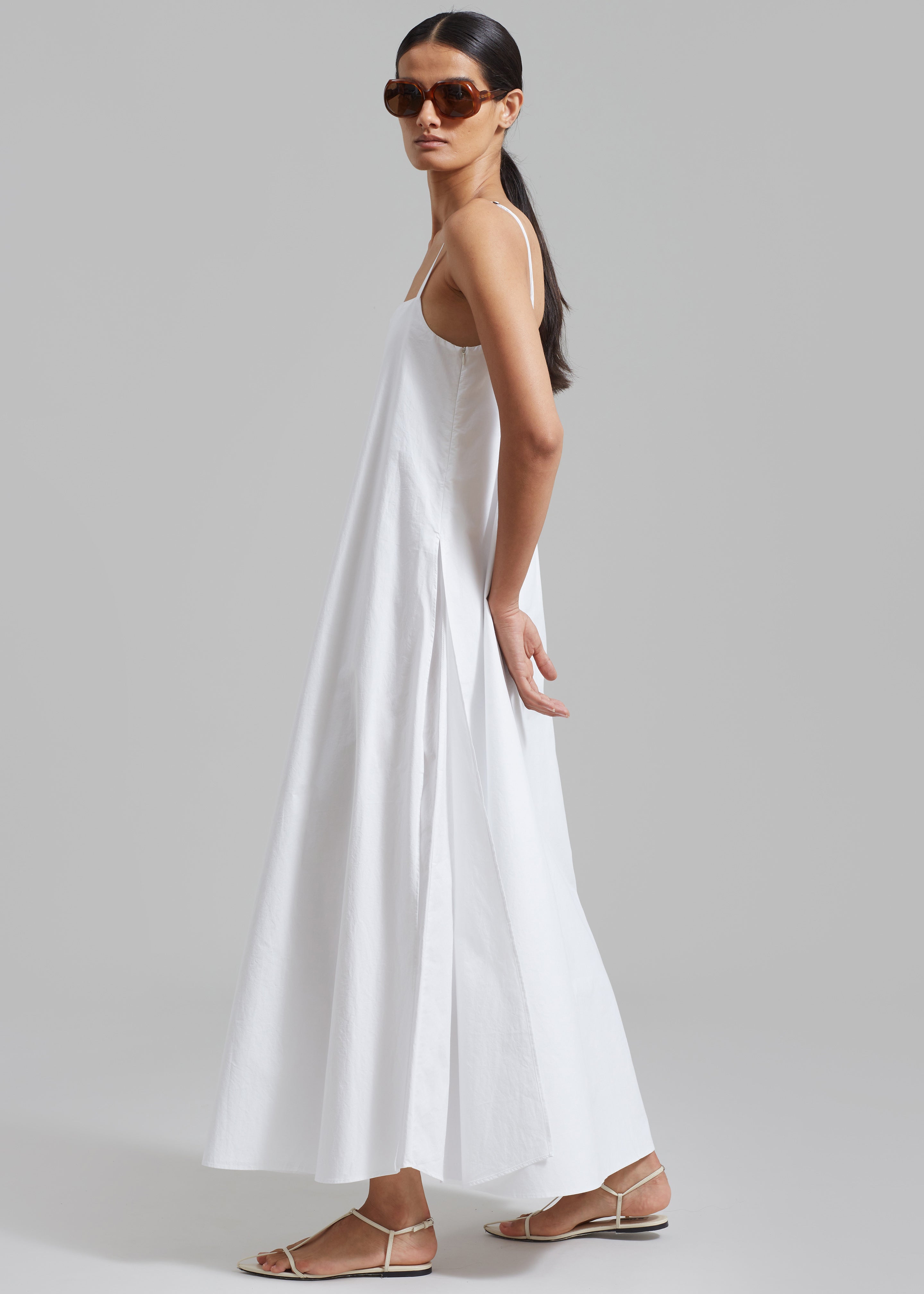 Alyssa Tank Maxi Dress - White