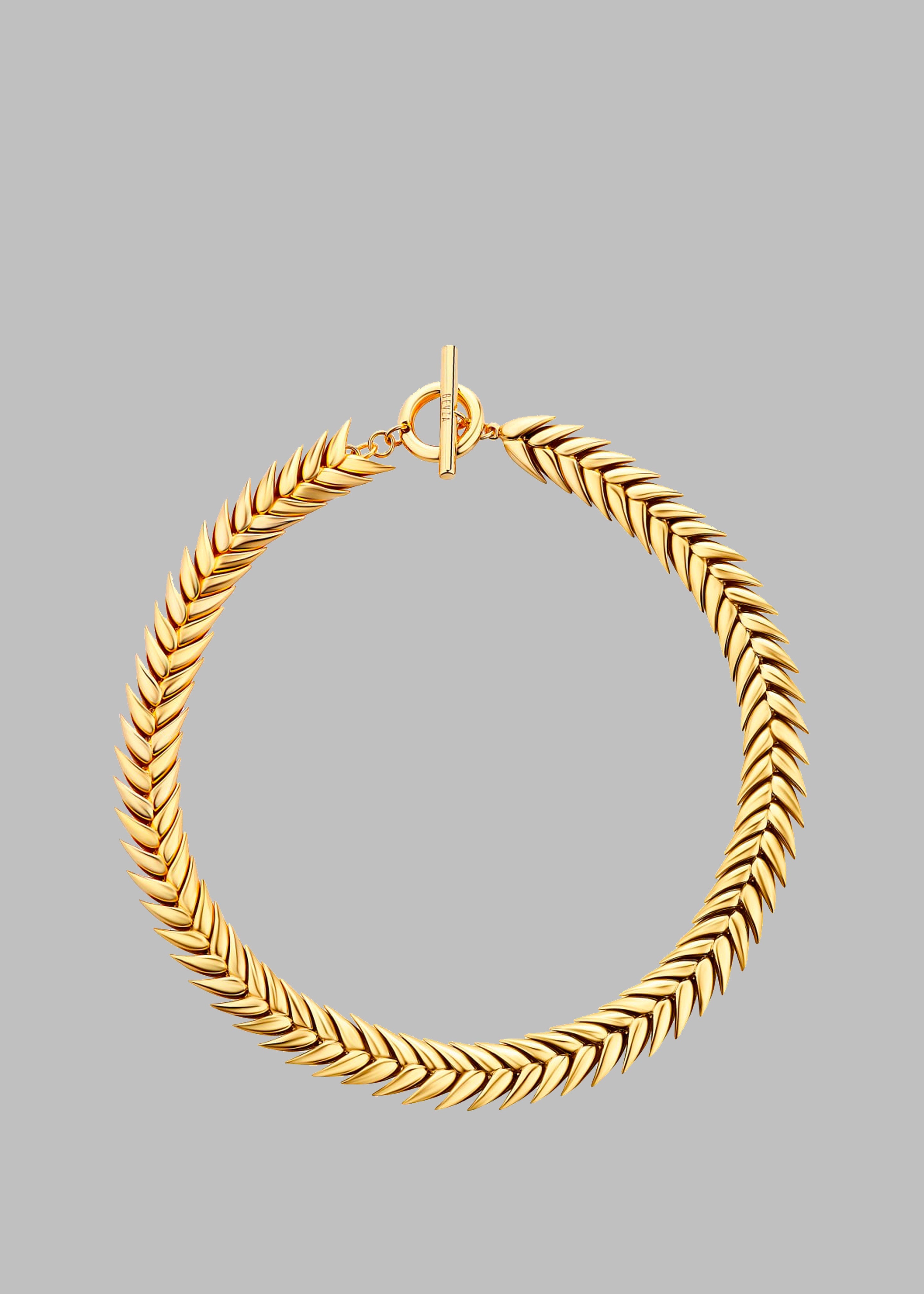 Bevza Spikelet Necklace - Gold